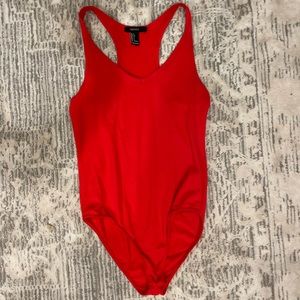 Forever 21 Red Bodysuit